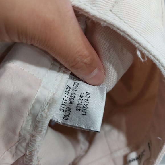 Revolve Lovers + Friends Jack High Rise Cut Off Mosswood Cream Denim Shorts 29 - Picture 8 of 9